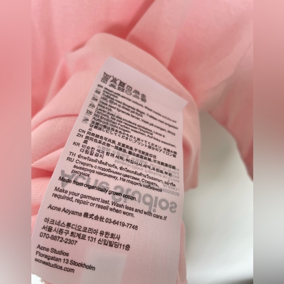 Acne studios t shirt with logo - Picture 11 of 11